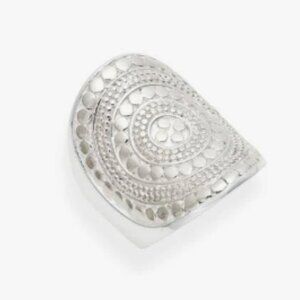 Anna Beck Silver Saddle Ring Size 7